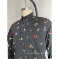 100% Poplin Cotton Printed Long Sleeved Shirt